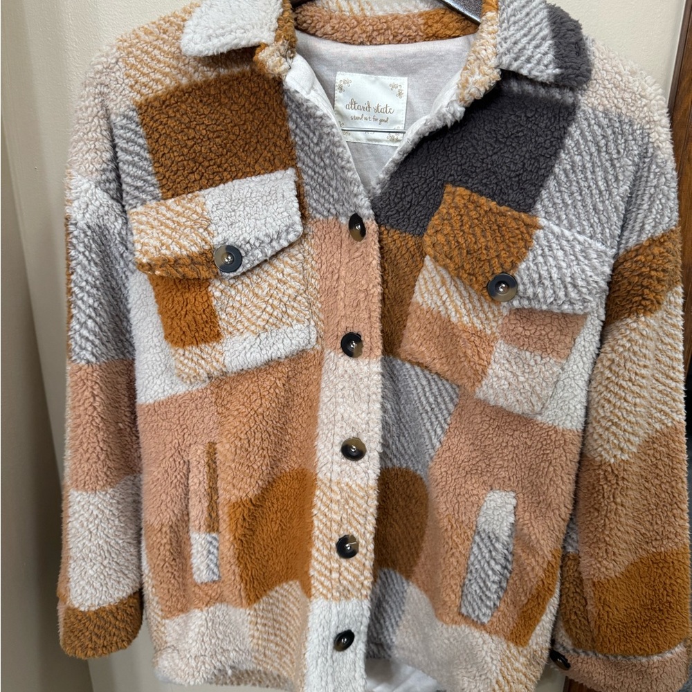 Altar’d State Sherpa Jacket - Shacket